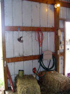 Barn Wall Cobwebs