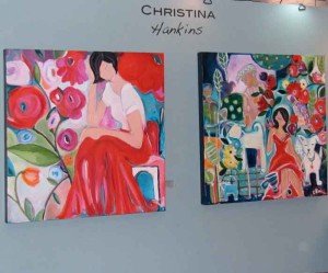 Christina Hankins' paintings