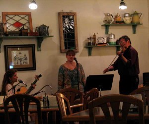 Folk Group playing at Meeting Grounds