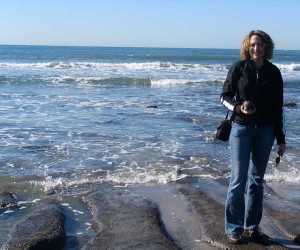 Maery on beach