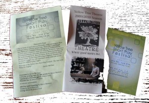 Yellow Tree Theatre flyers