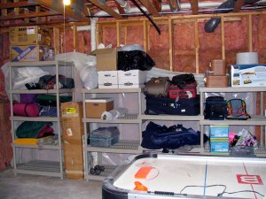 basement shelves