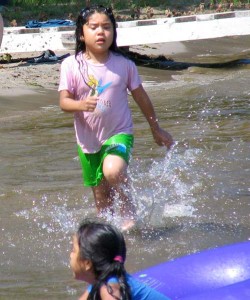 Girl running