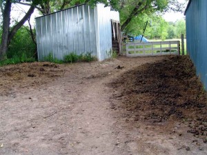 Manure cleanup