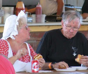 eating at fair