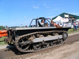 tractor that looks like tank