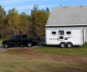 truck and horse trailer