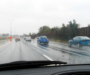 driving in rain