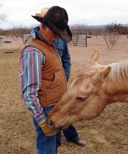 Dad with horse