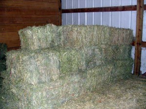 hay bales