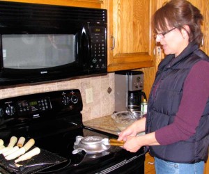 making krumkake