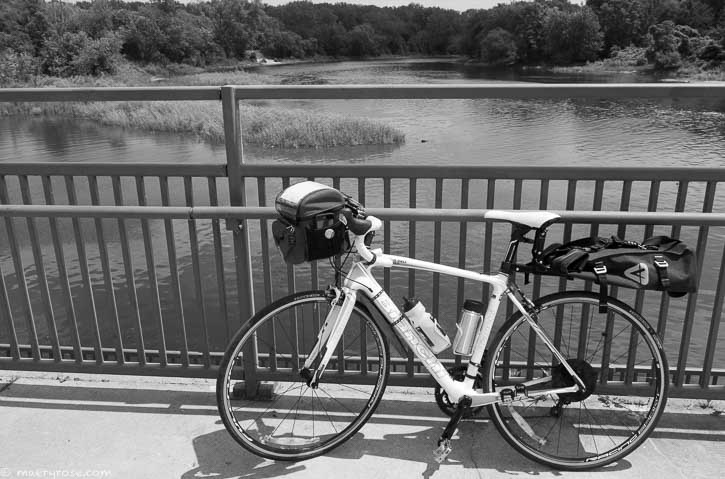 Bike at Coon Rapids Dam
