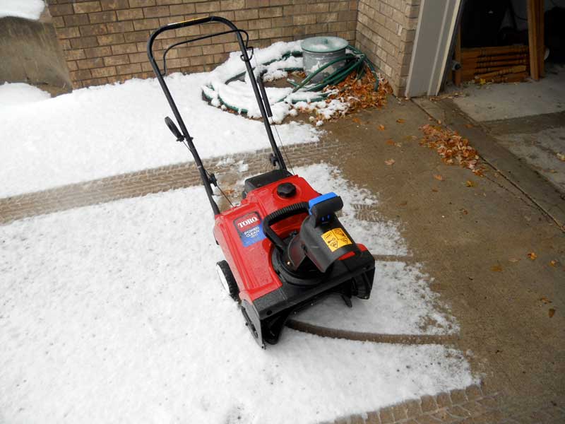 Snowblower Test Run