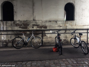 biking on East River Parkway