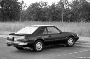 car in parking lot