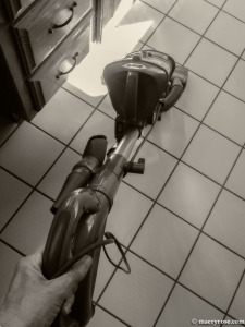 vacuuming
