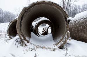 concrete pipes