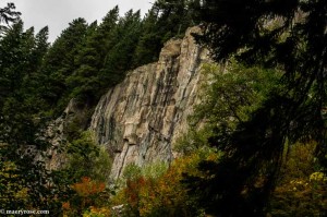 Rock formations along Sandy River