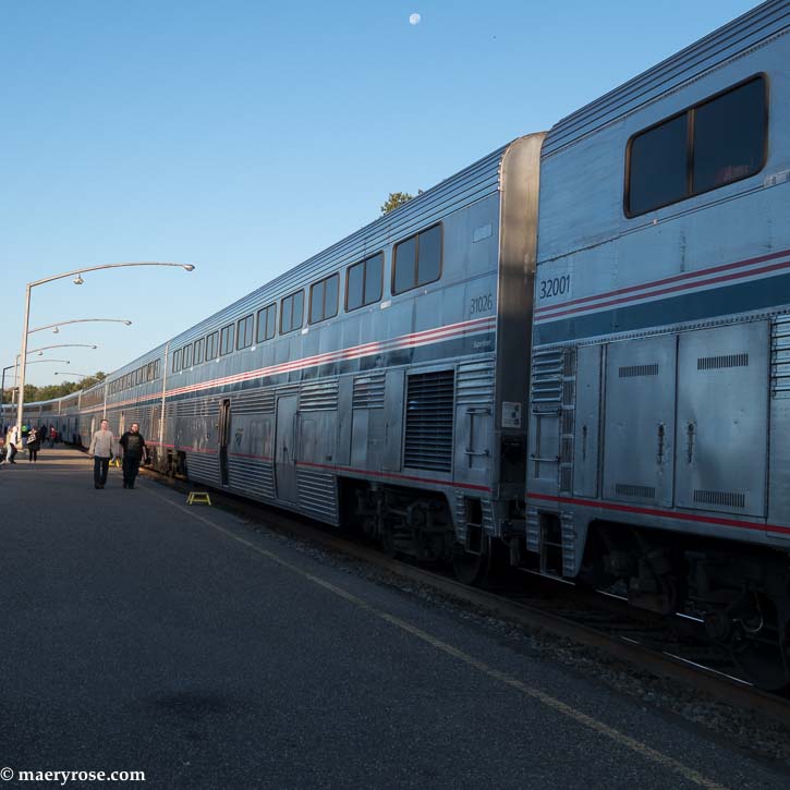 Part 1 of Oregon Trip: Taking Amtrak Train