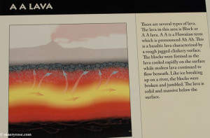 Lava Fields sign