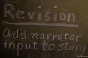 Revision intention on chalkboard