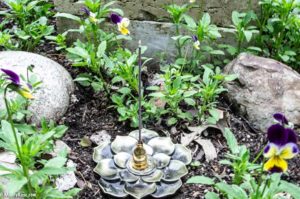 garden incense burning